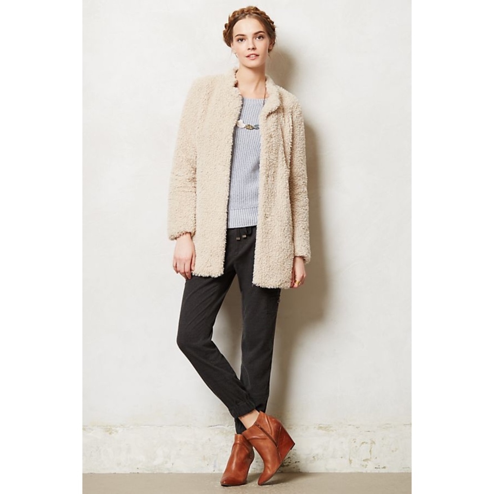 • Anthropologie • Elevenses Lumi Sherpa Coat - Picture 1 of 7
